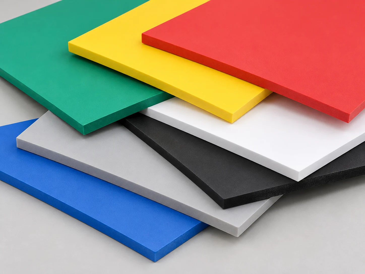 Coloured PVC sheet material reference